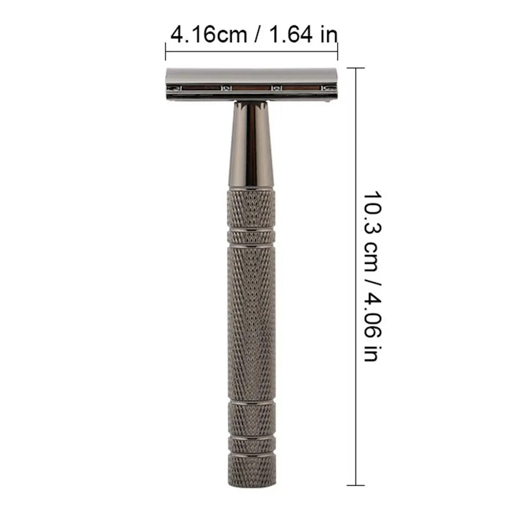 Double Edge Safety Razor - Vintage Metal